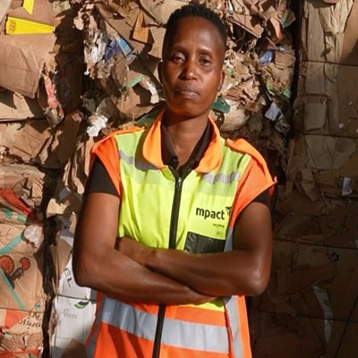 Against all odds – Vhonani Nemukondeni makes recycling HERstory every day