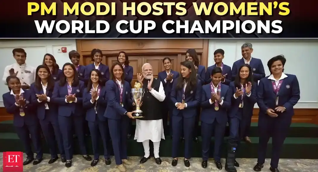 PM Modi hosts women’s World Cup Champions, celebrates historic victory | Full Interaction