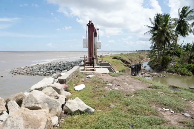 Govt expanding canals, reinforcing sea dams after Region Three overtopping