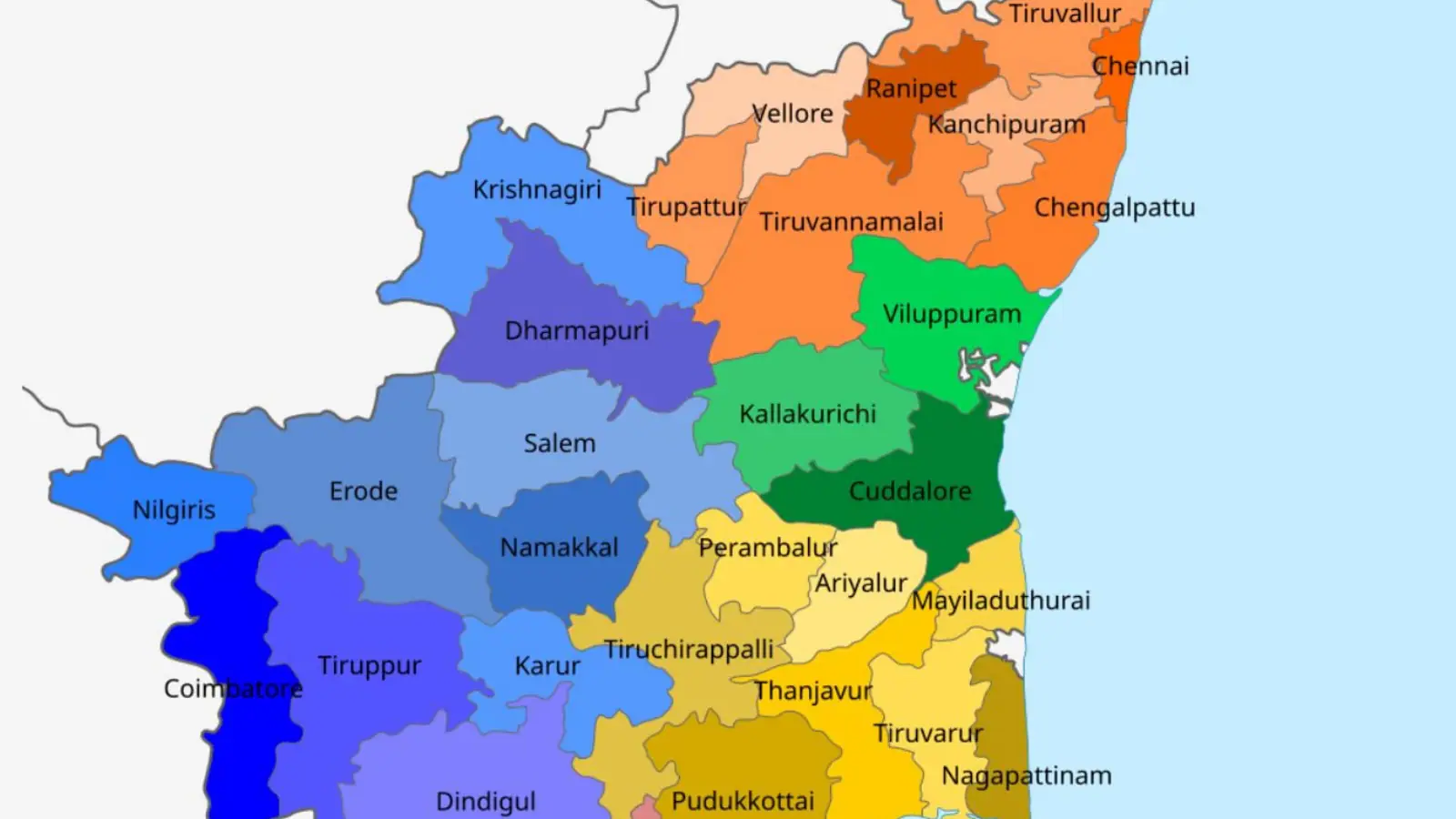GK: Which Is The Largest District In Tamil Nadu?