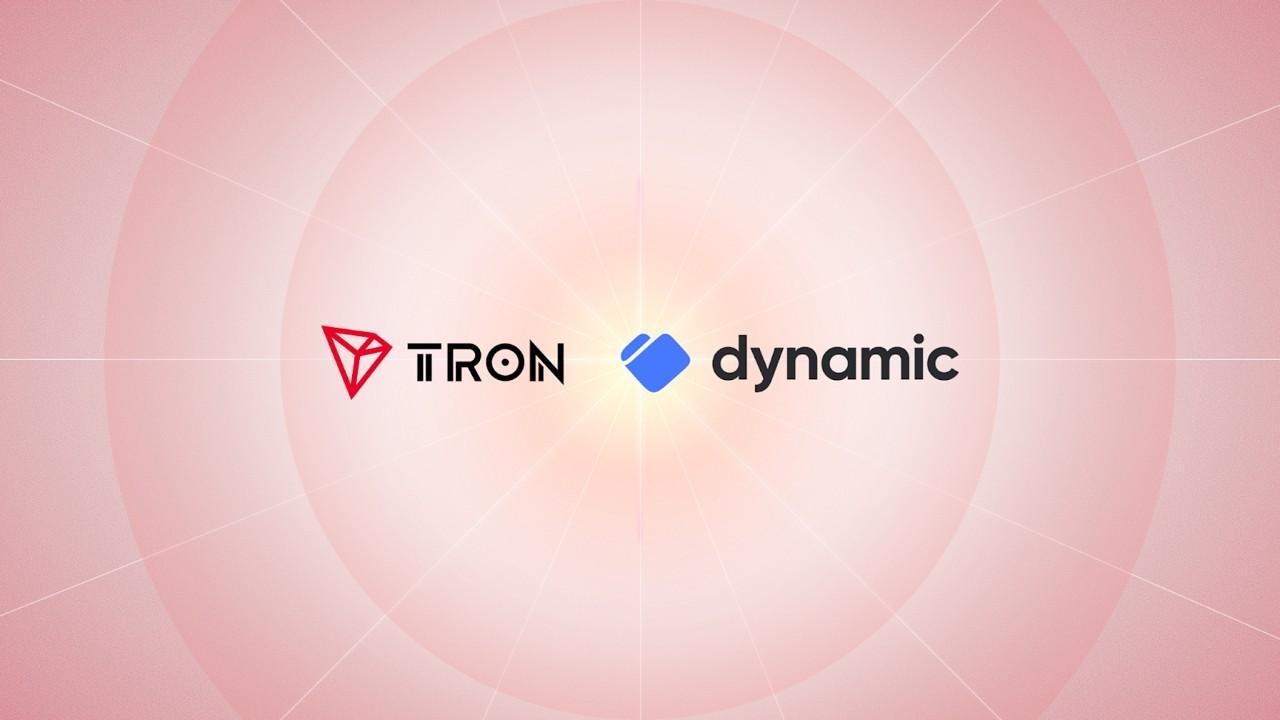TRON Integrated by Dynamic, Streamlining Wallet Connectivity for Developers Worldwide