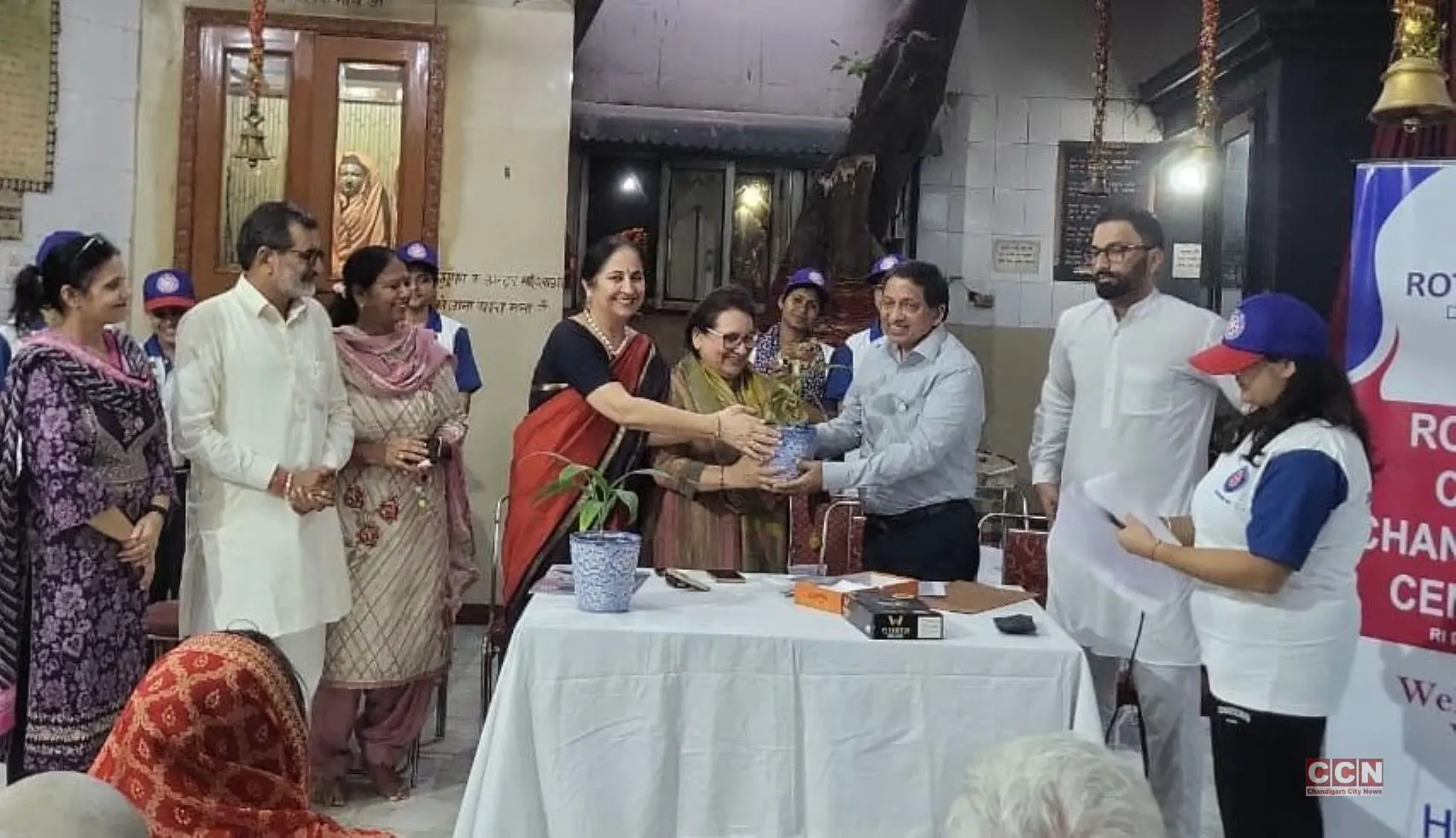 CCF, Rotarians and GCE-20 Join Hands for Vision and Care of the Elderly