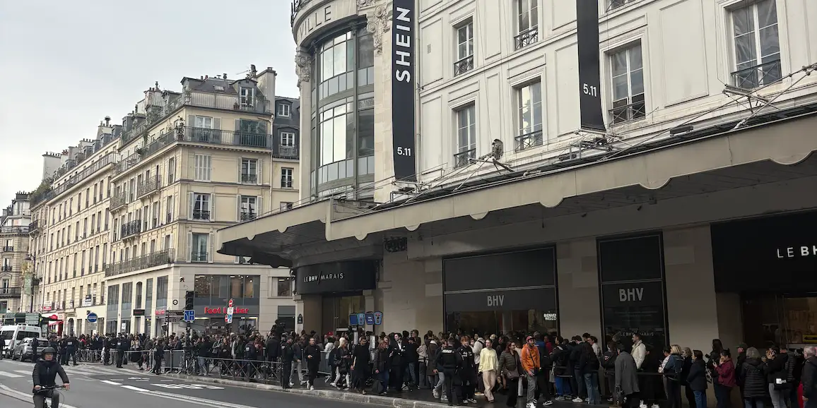Fashion Giant Shein's New Paris Store on Opening Day