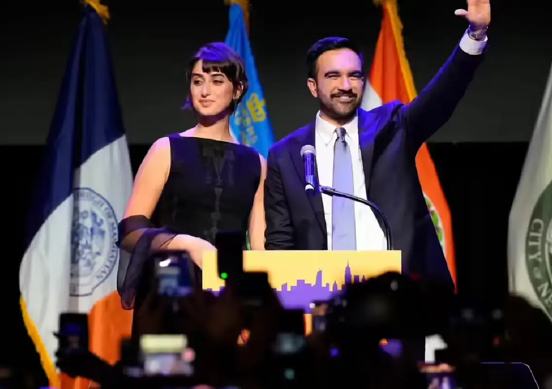 US anchor’s viral reaction to ‘Dhoom Machale’ at Zohran Mamdani’s victory