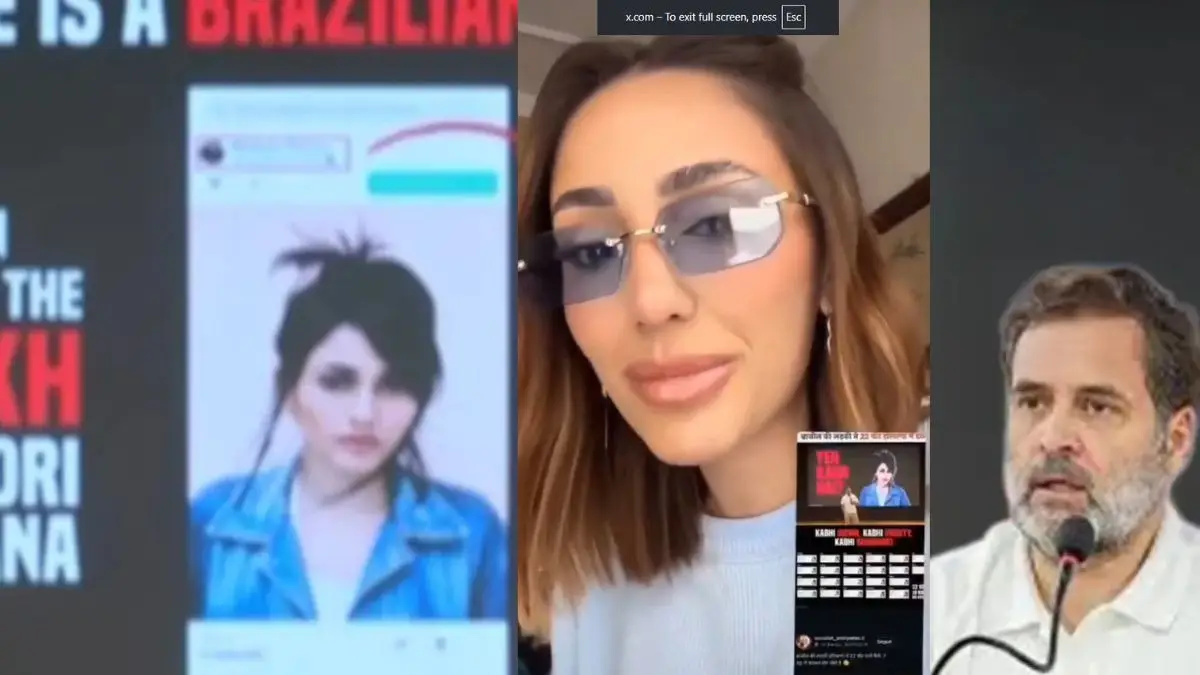 ‘Crazy! I’ve Never Even Been to India’: Brazilian Model Linked To ‘Vote Chori’ Reacts | WATCH