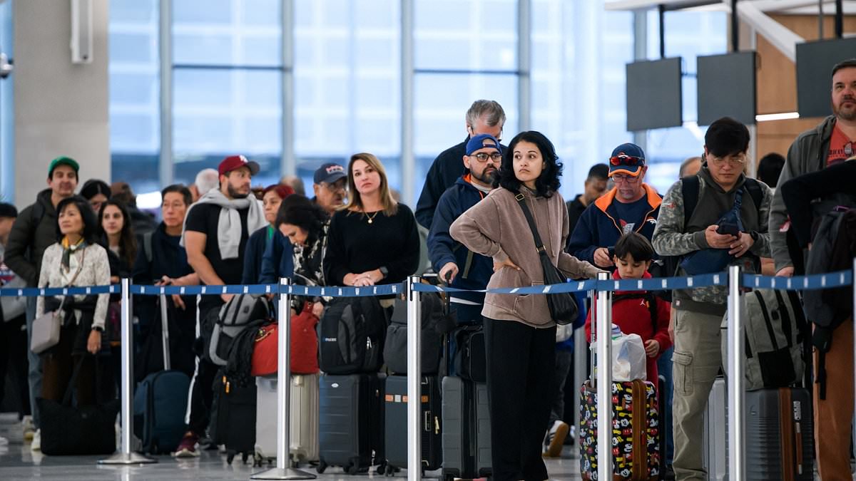 Flight delays hit three major US airports due to staffing shortages as shutdown wreaks havoc