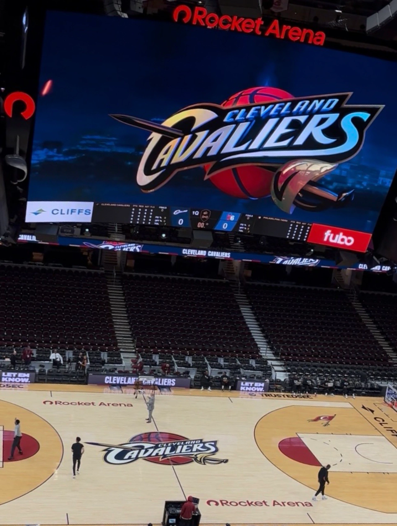 Cavs turn Rocket Arena into a time machine with throwback jerseys and arena layout
