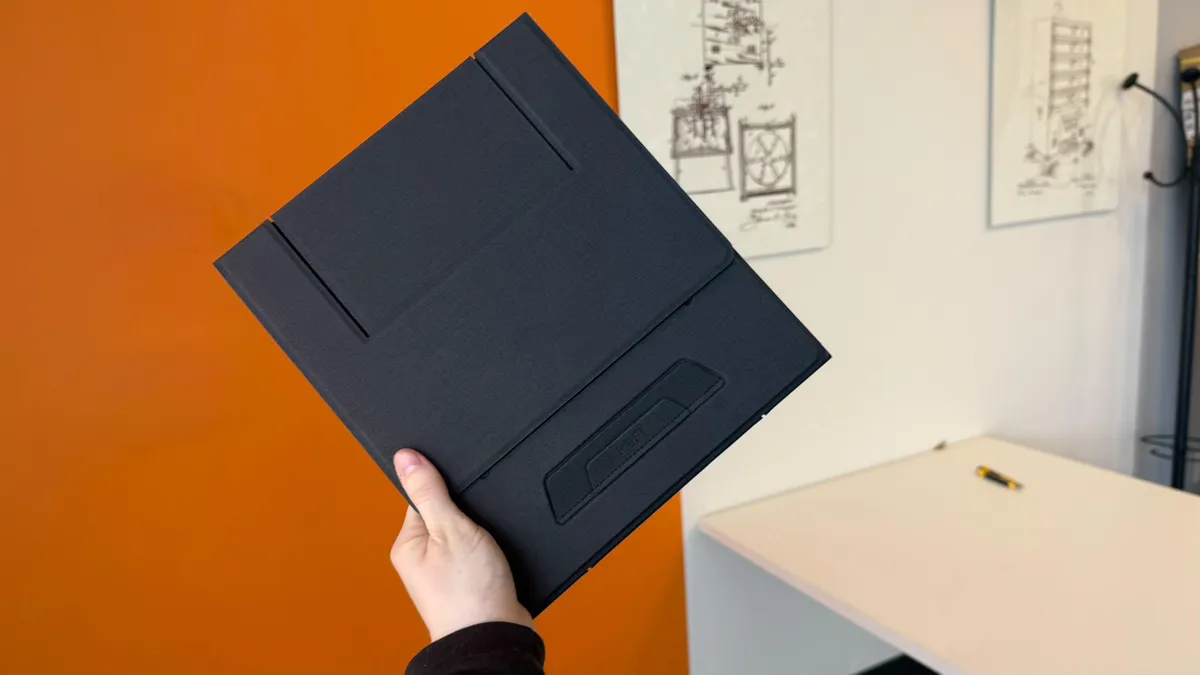 I can't work without a standing desk - this portable stand is the next best thing