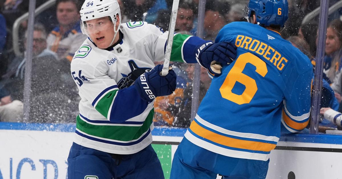 Blues could use Philip Broberg more in a shutdown role this season