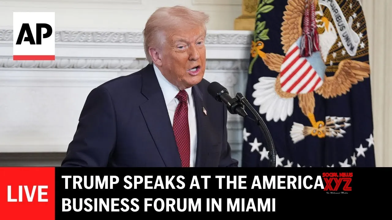 LIVE: Trump speaks at the America Business Forum in Miami (Video)