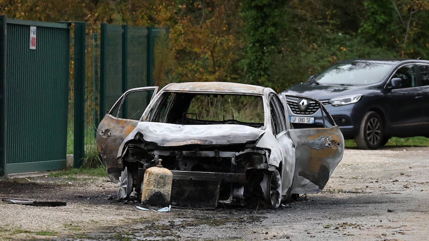 Driver rams car into pedestrians and cyclists on French island