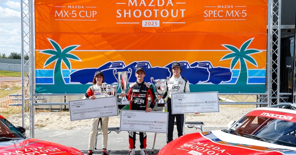 Stallone nets $150,000 as 2025 Mazda MX-5 Cup Shootout winner