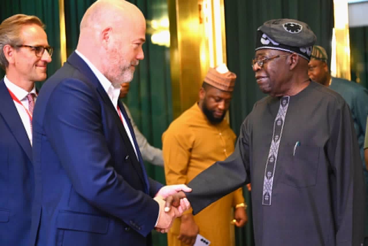 Tinubu meets Danish Billionaire Anders Holch Povlsen