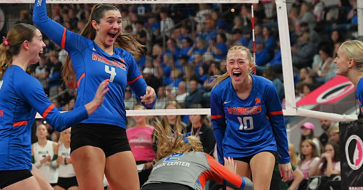 State volleyball: No. 2 Sioux Center claims spot in 4A state title match