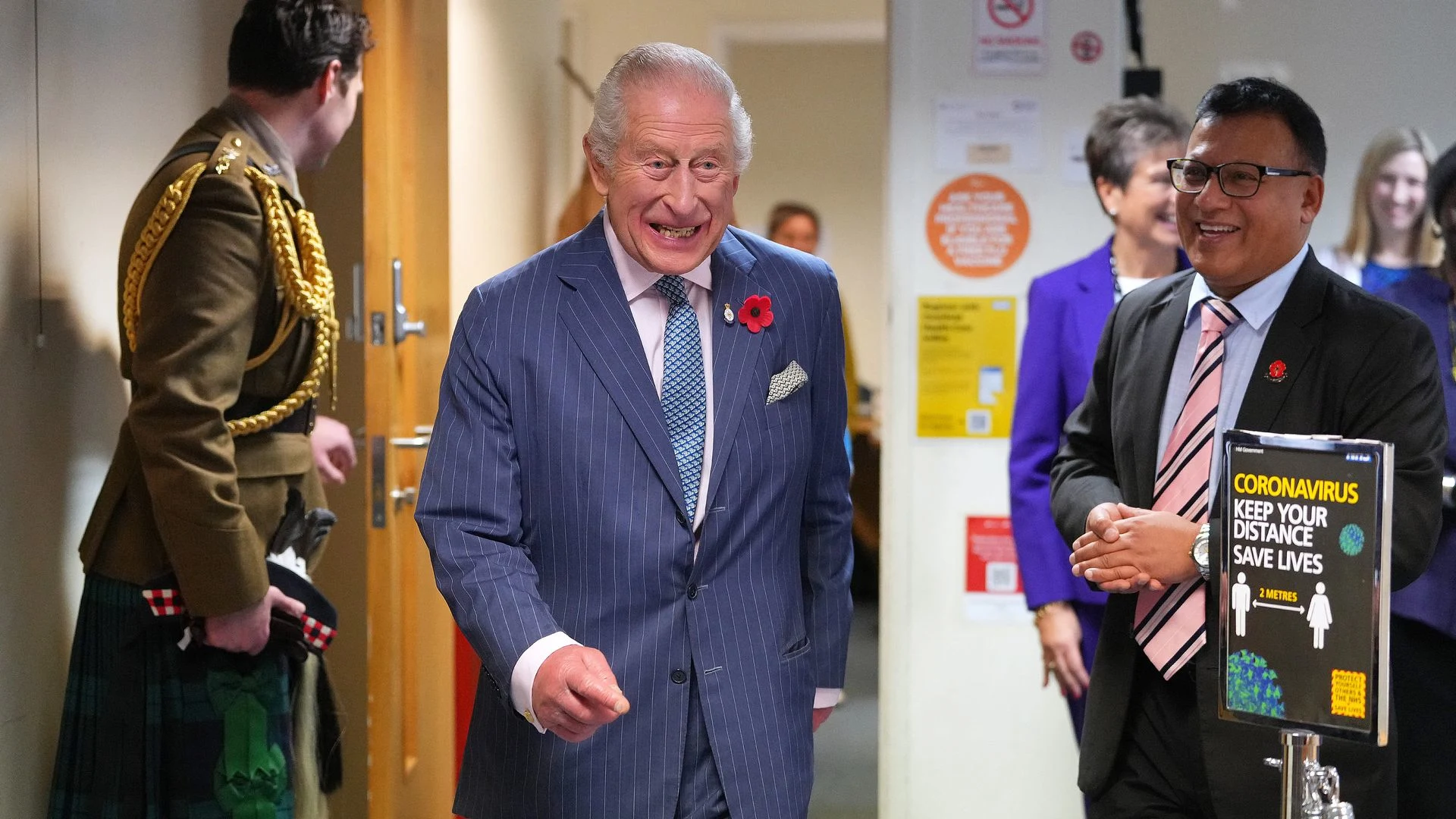 King Charles gives health update as he jokes about 'dropping dead'