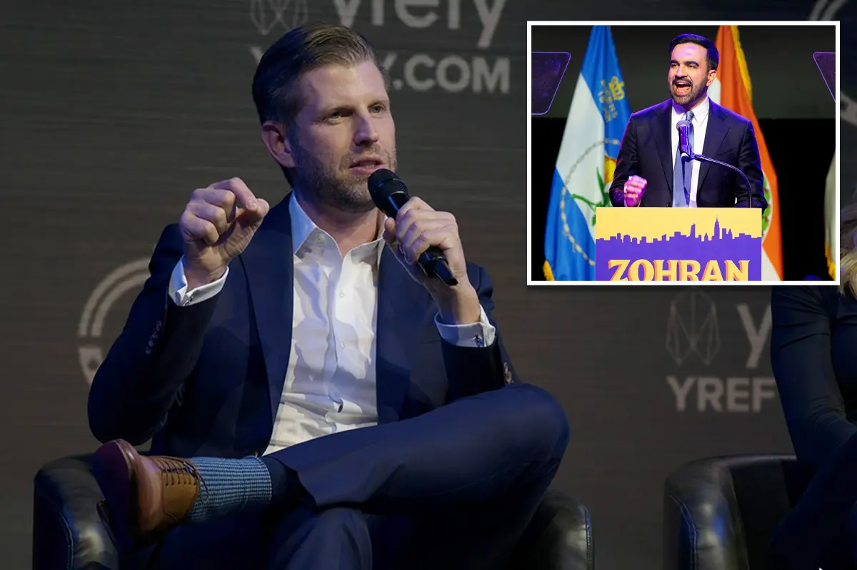 Eric Trump calls Zohran Mamdani 'crazy,' says 'we cannot allow' socialism to spread countrywide at Turning Point USA event