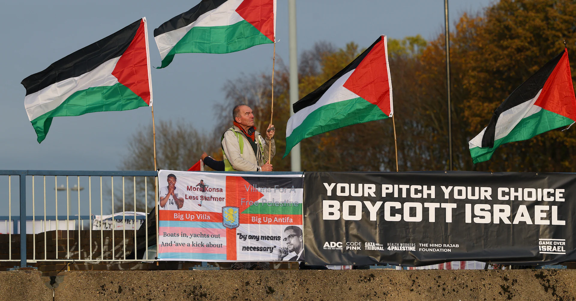 UK mounts big security operation before Villa play Israel's Maccabi