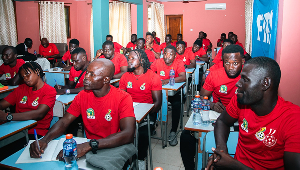 Seventh batch of CAF License C coaching course commences at GFA technical centre