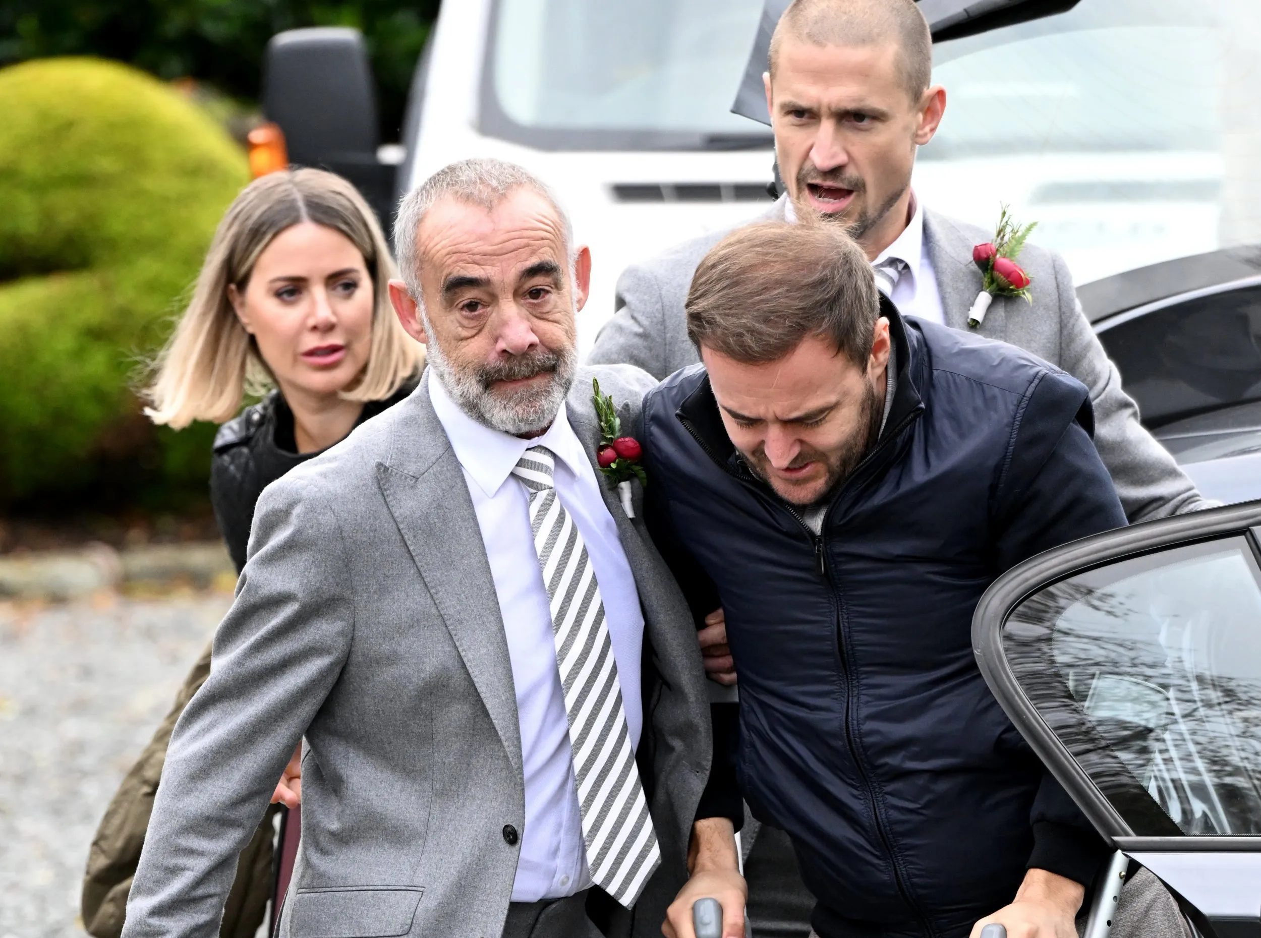 Major clash for Kevin and Carl as glowing Coronation Street cast film Debbie wedding