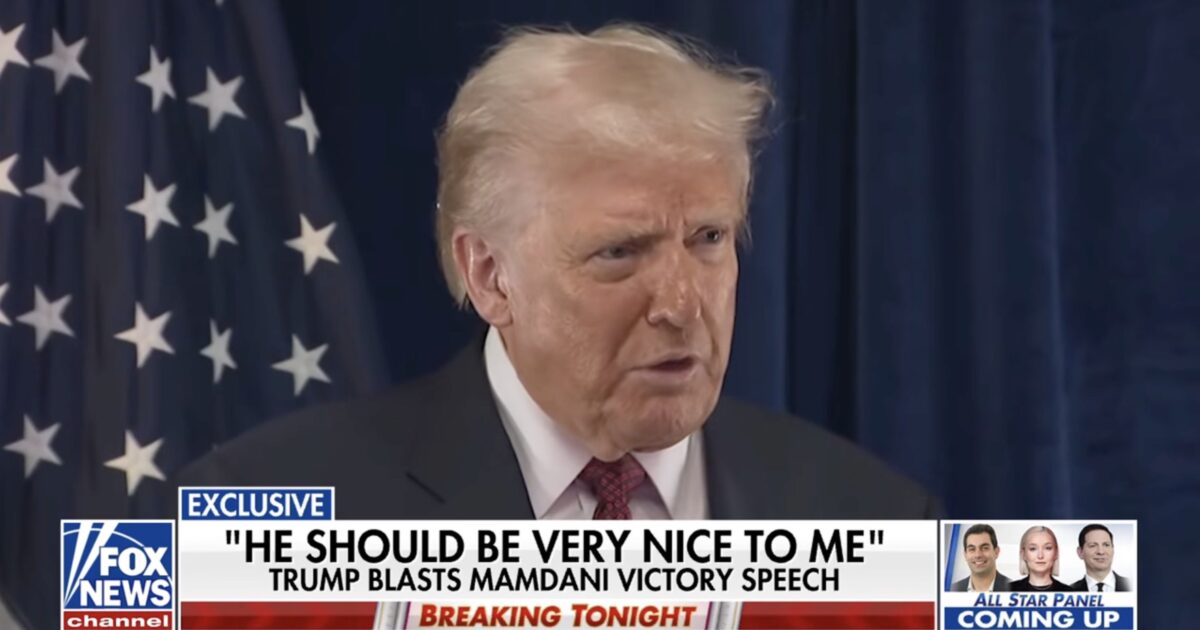 President Trump Fires Warning Shot to 'Communist' NYC Mayor Mamdani After His 'Very Dangerous' Victory Rant: 'He Has to be a Little Bit Respectful or He Doesn't Have a Chance of Succeeding'