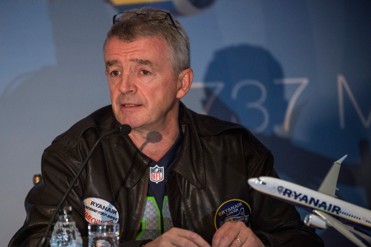 Ryanair boss Michael O’Leary says high tax UK economy is ‘doomed’