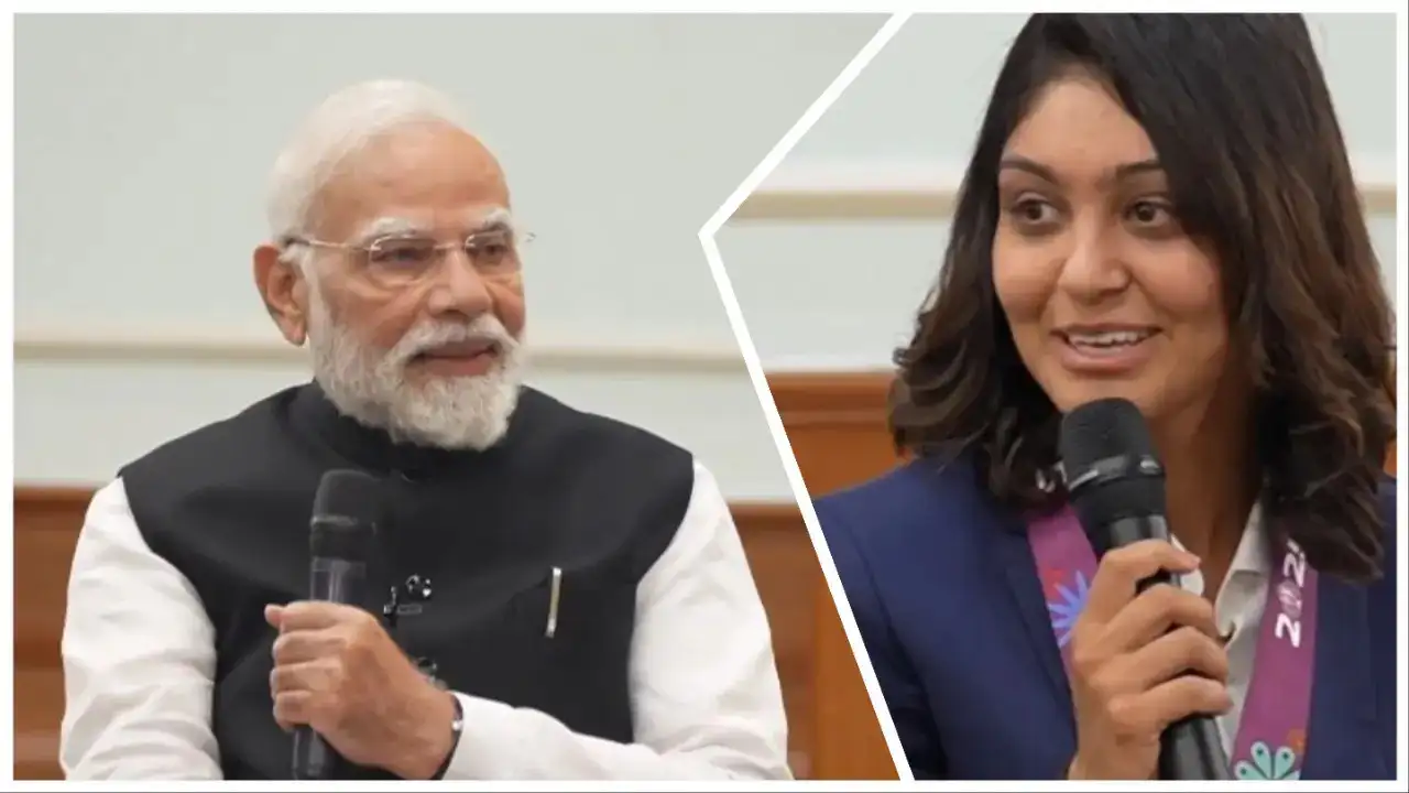 ‘Aap Bahut Glow Karte Ho’: Harleen Deol’s Skincare Query Makes PM Modi Burst Into Laughter: Watch