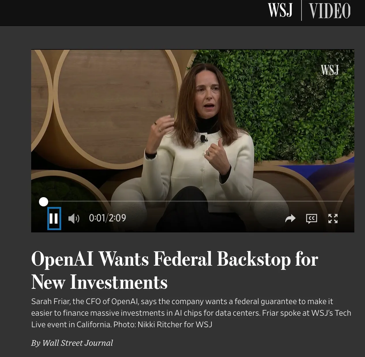 Call Your Congresscritters: OpenAI Laying the Groundwork for Massive Federal Bailout