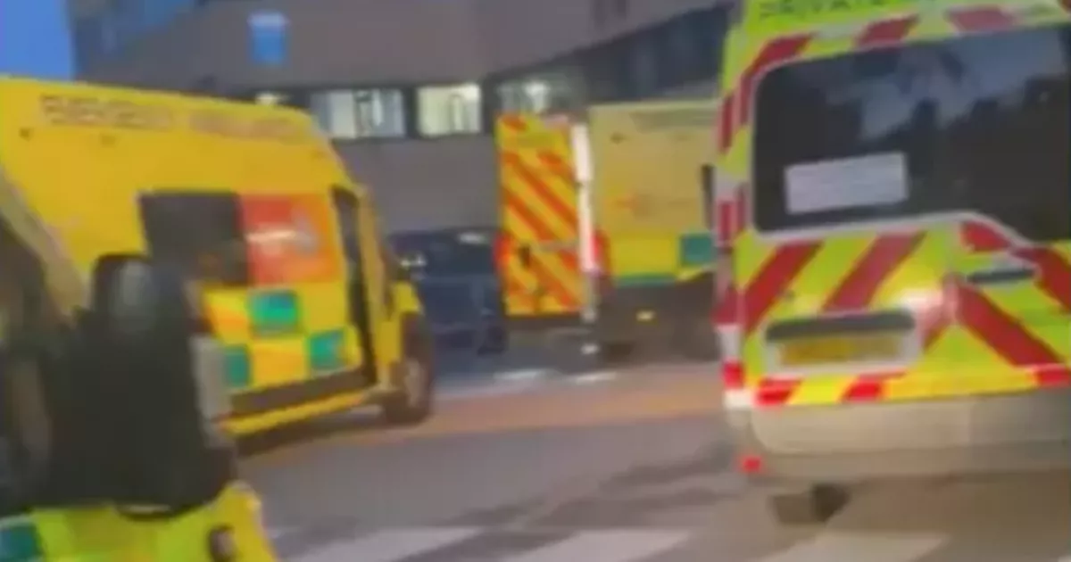 NHS trust in critical incident as 24 ambulances with patients stuck outside A&E