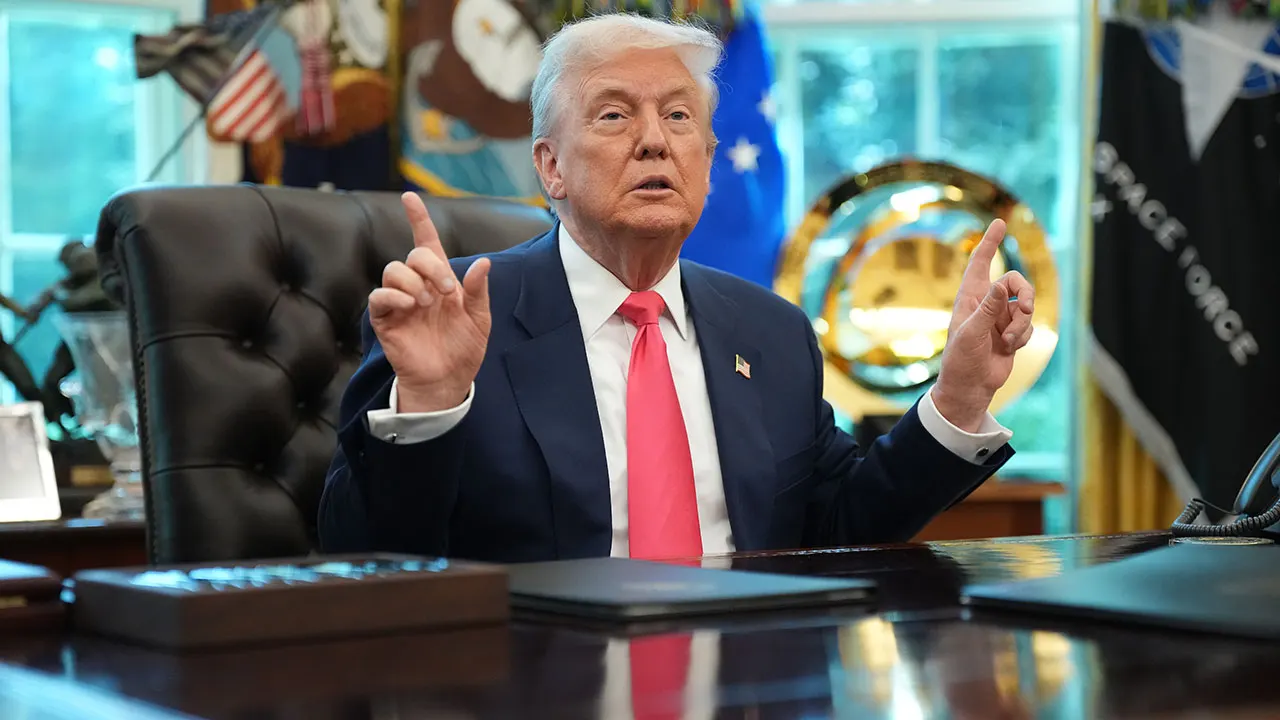 Trump touts growth in private sector jobs, federal workforce reductions