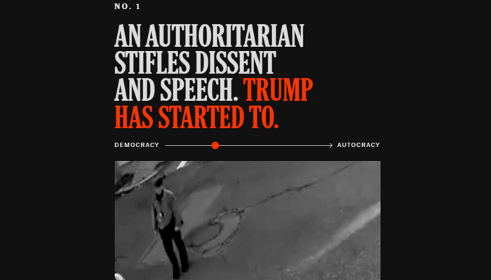 NY Times 12-Part Anti-Trump Editorial 'Are We Losing Our Democracy?' FLOPS in Hypocrisy