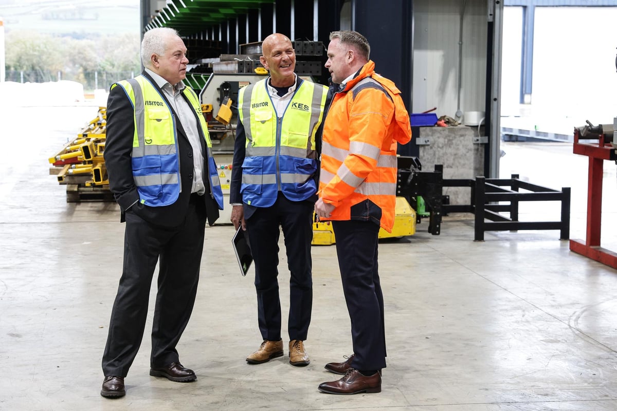 KES Group celebrates expansion with 40 new electrical engineering jobs at Strabane Business Park