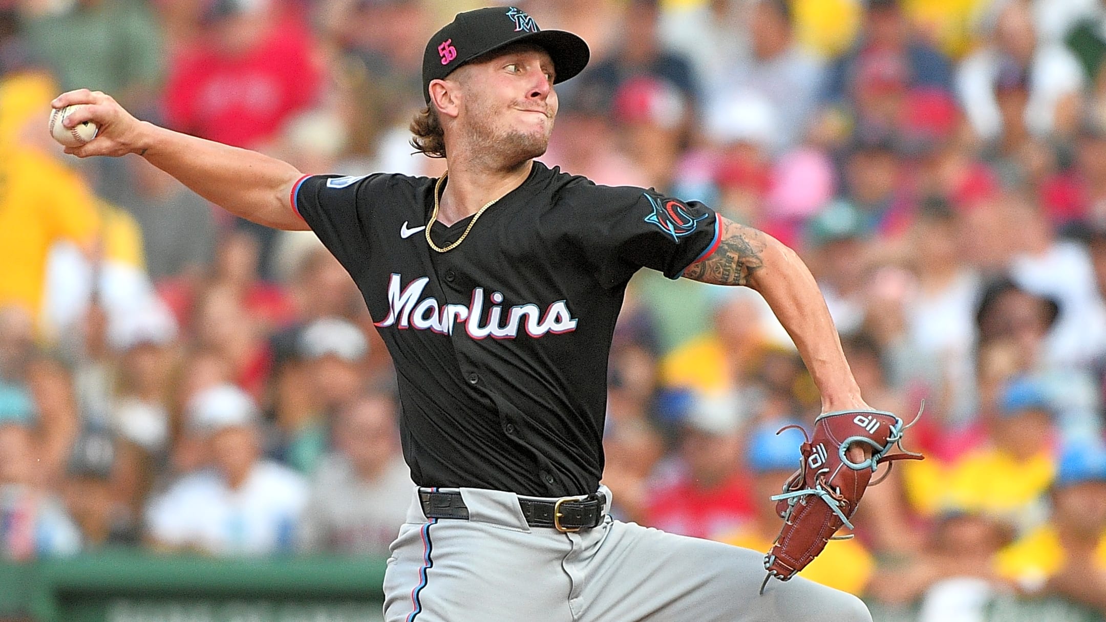 Marlins outright five veterans, including four pitchers