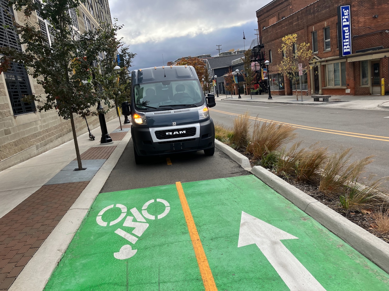 Dozens of drivers ticketed for illegally parking in Ann Arbor bike lanes, report shows