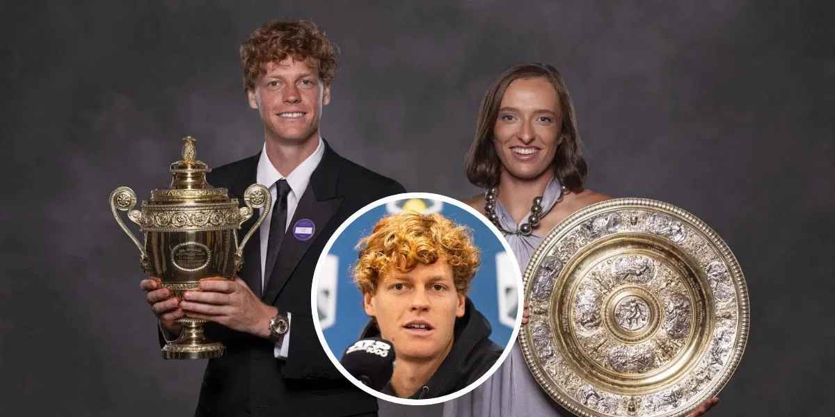 Months after dancing with Iga Swiatek at Wimbledon, Jannik Sinner gets shy while revisiting the 'cute' moment with Pole