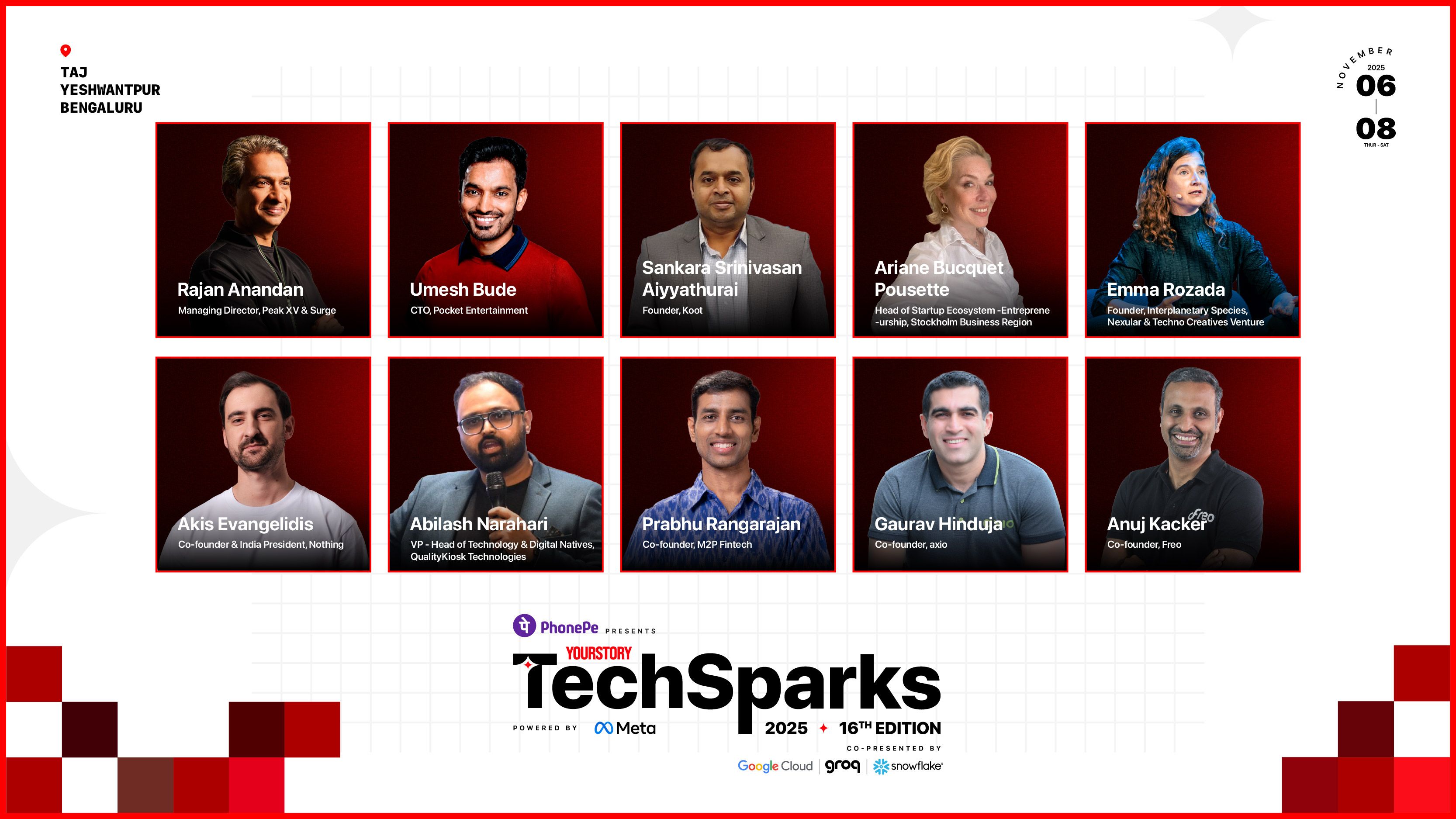 Global founders, innovators, and investors shaping India’s next decade will take the stage at TechSparks 2025