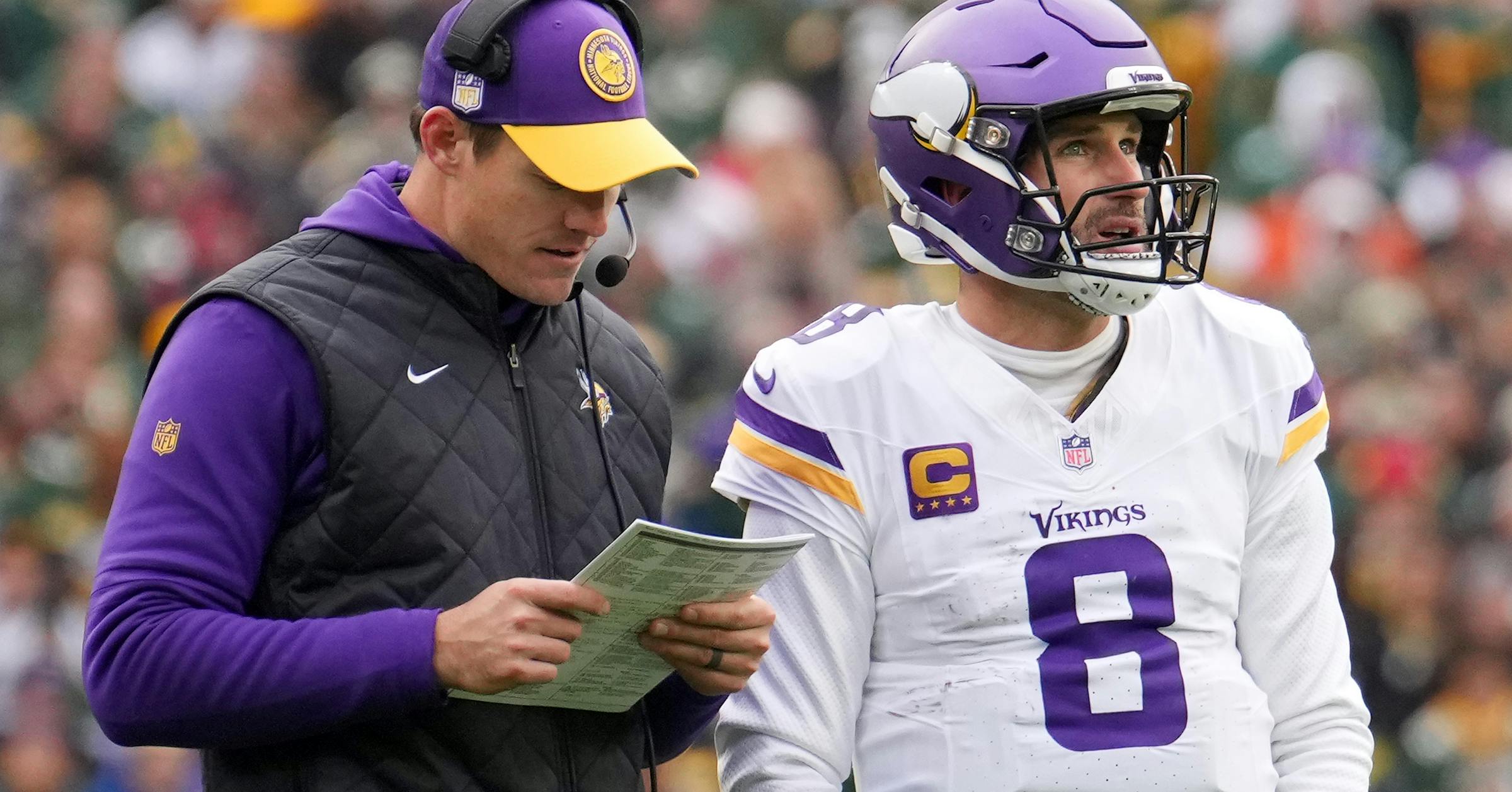 Vikings' trade deadline doesn't include Kirk Cousins