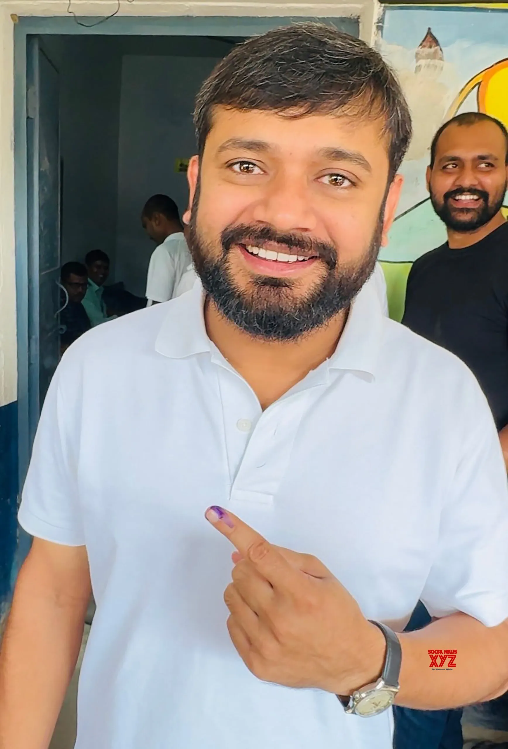 Begusarai: Kanhaiya Kumar Casts Vote #Gallery