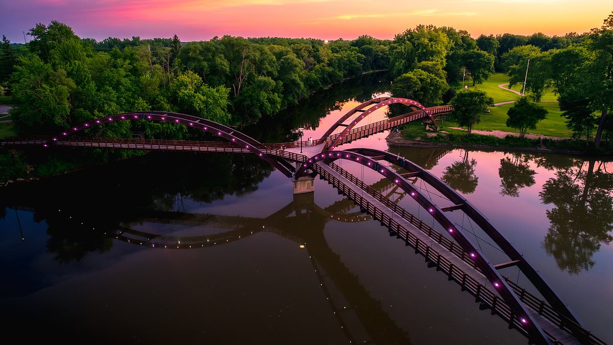 Picturesque Republican stronghold two hours north of Michigan's Detroit dystopia named best place to retire in 2026