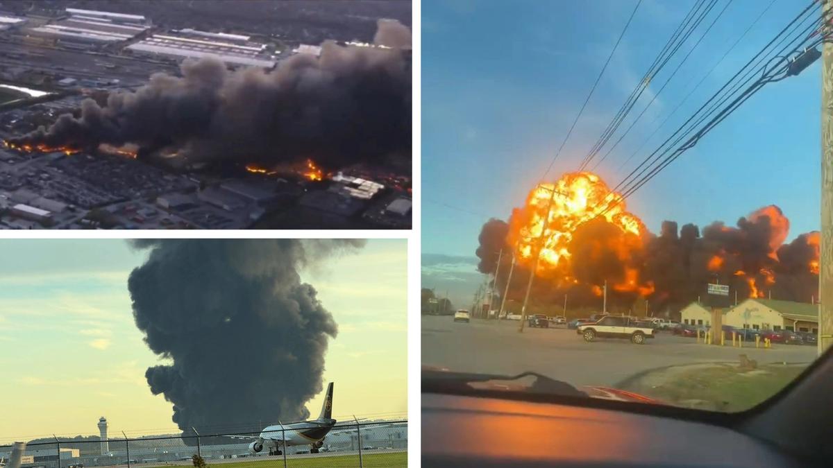 Kentucky plane crash: Death toll rises to nine after UPS plane crashes at Louisville International Airport