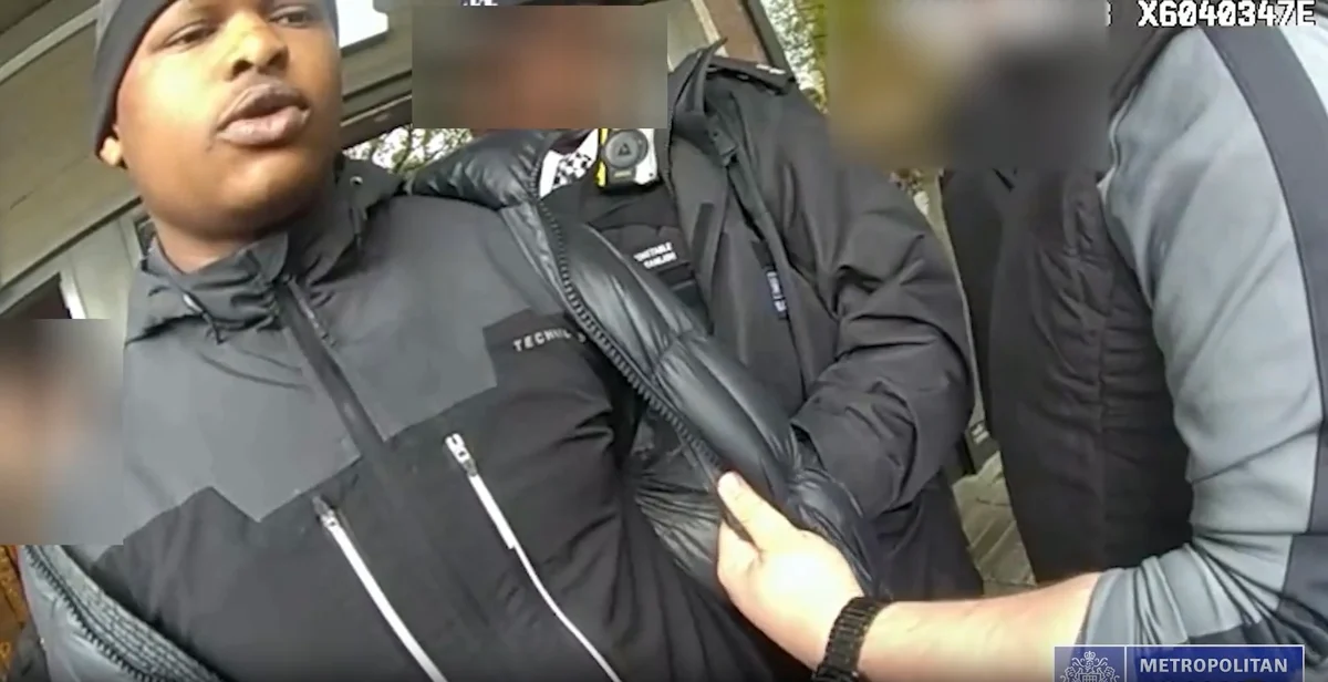 Moment Rolex knife slasher snared by live facial recognition cameras arrested in street