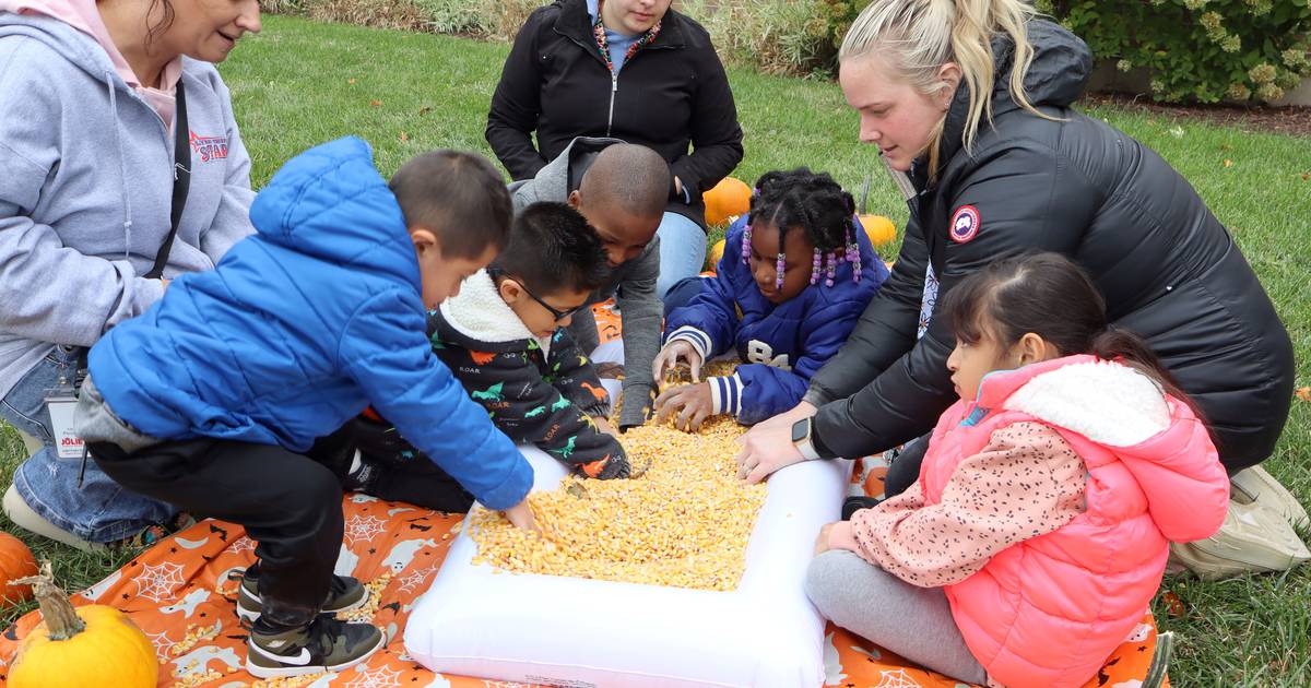 Businesses deliver Joliet District 86 students their own pop-up pumpkin patch