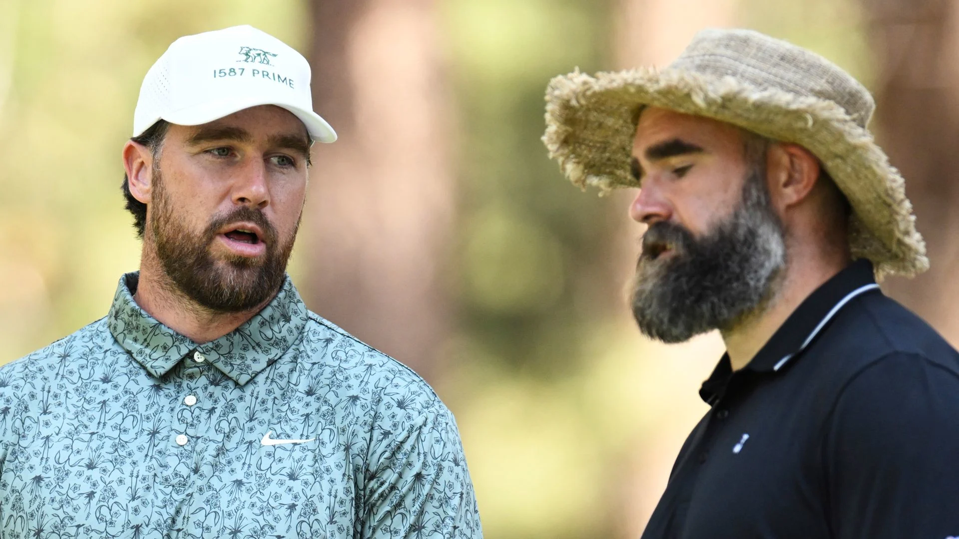 Travis Kelce shuts down question about his personal life from brother Jason in awkward on-air exchange: 'No chance'