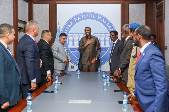 Somali Prime Minister meets Iraqi delegation to strengthen bilateral cooperation