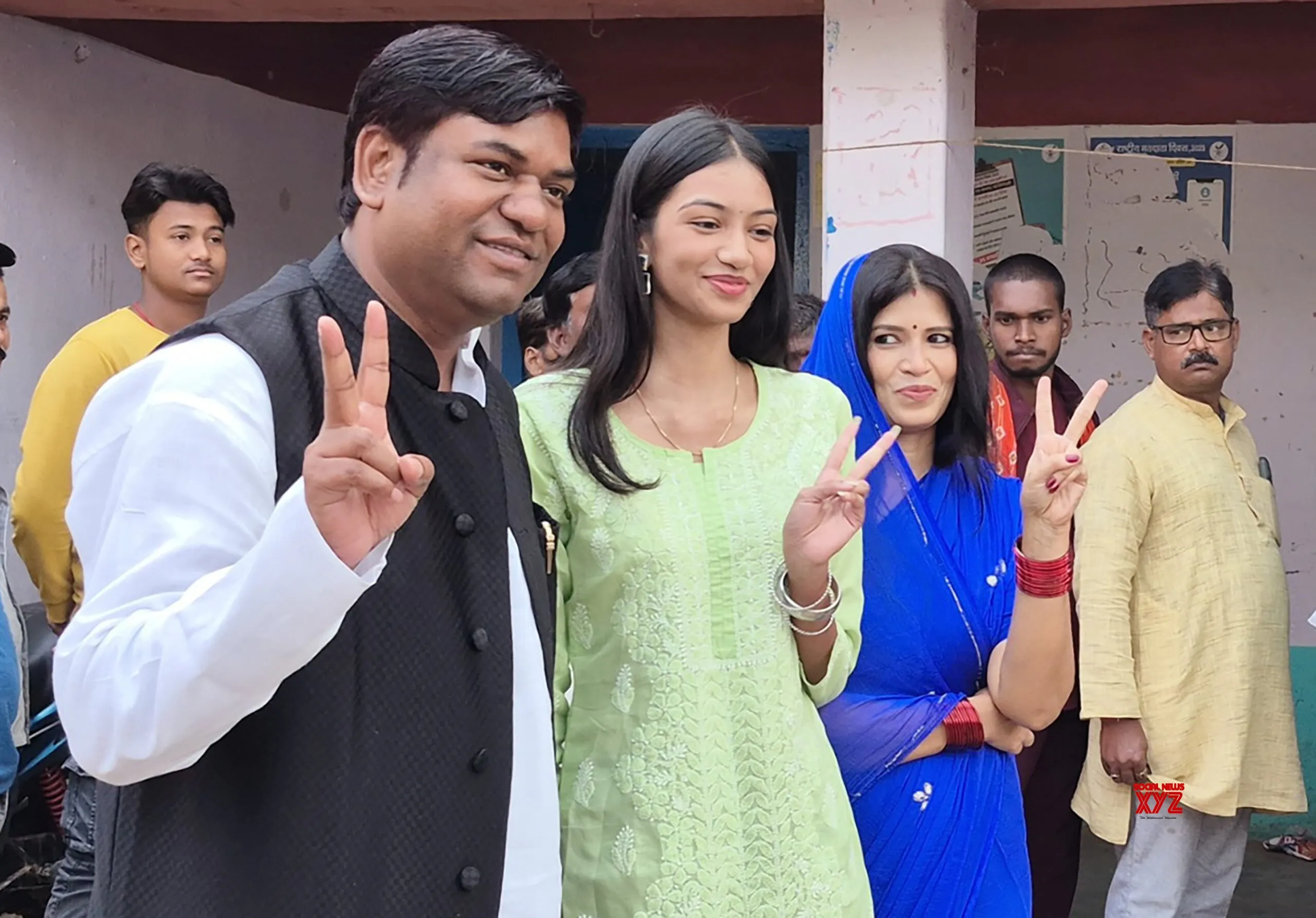 Darbhanga: Mukesh Sahani Casts Vote #Gallery