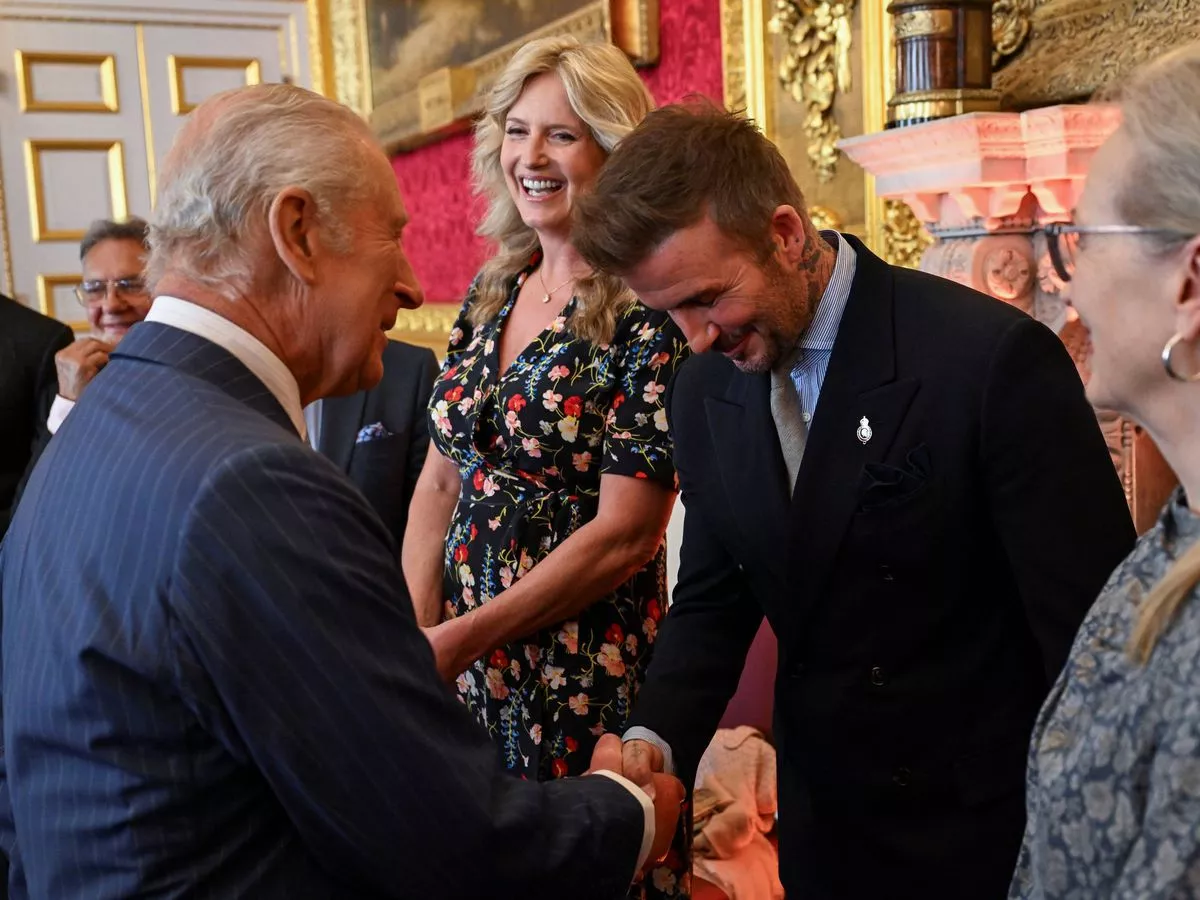 What King Charles 'told' David Beckham at knighthood ceremony amid Victoria tribute surprise
