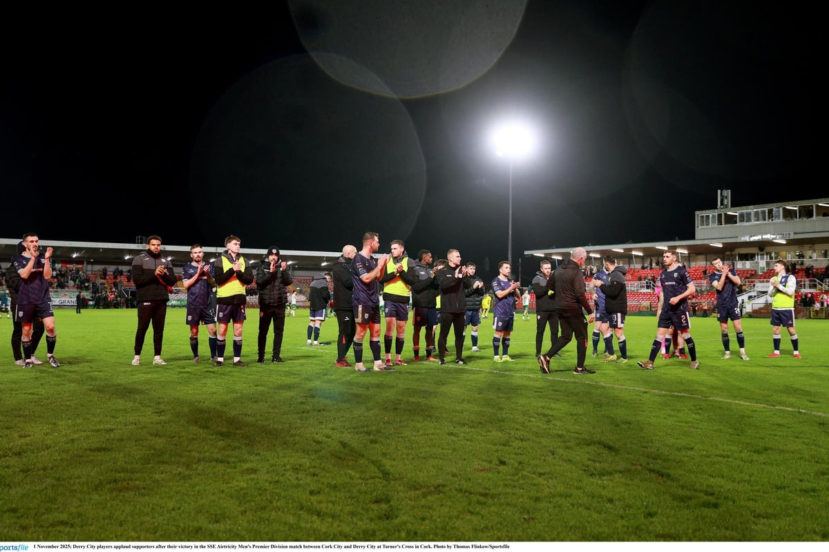 No champagne corks popped for Derry City but Tiernan Lynch is happy with progress
