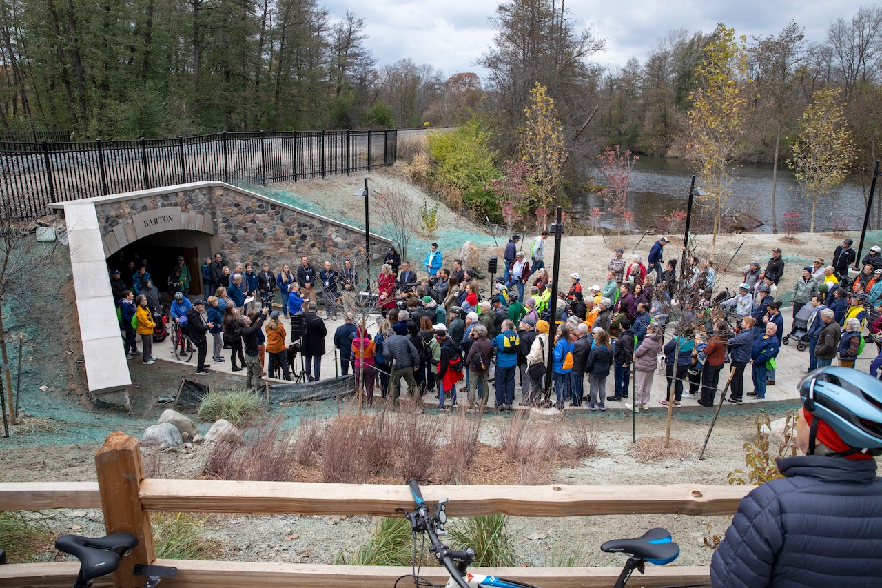 ‘It is just a dream.’ New Ann Arbor tunnel path celebrated by hundreds at grand opening