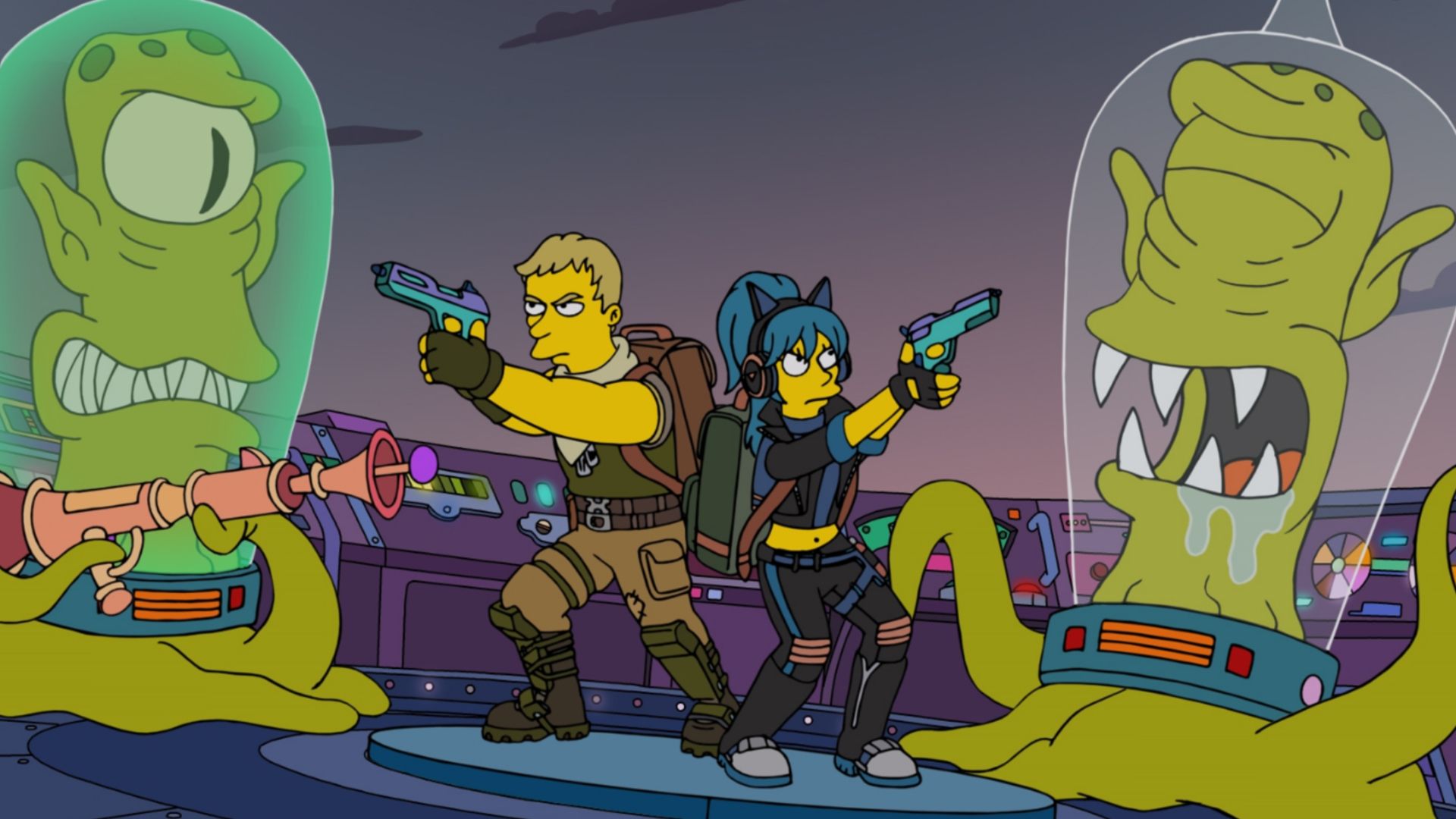 What I want from Fortnite's Simpsons mini season: a decent sniper rifle, a flying skateboard, and proper comms from Epic