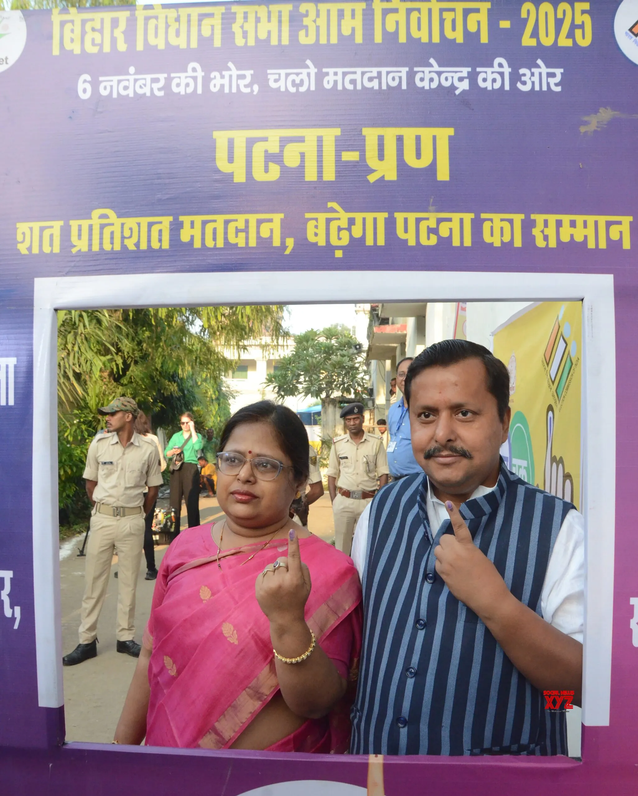 Patna: Nitin Nabin Casts Vote in Bihar Elections #Gallery