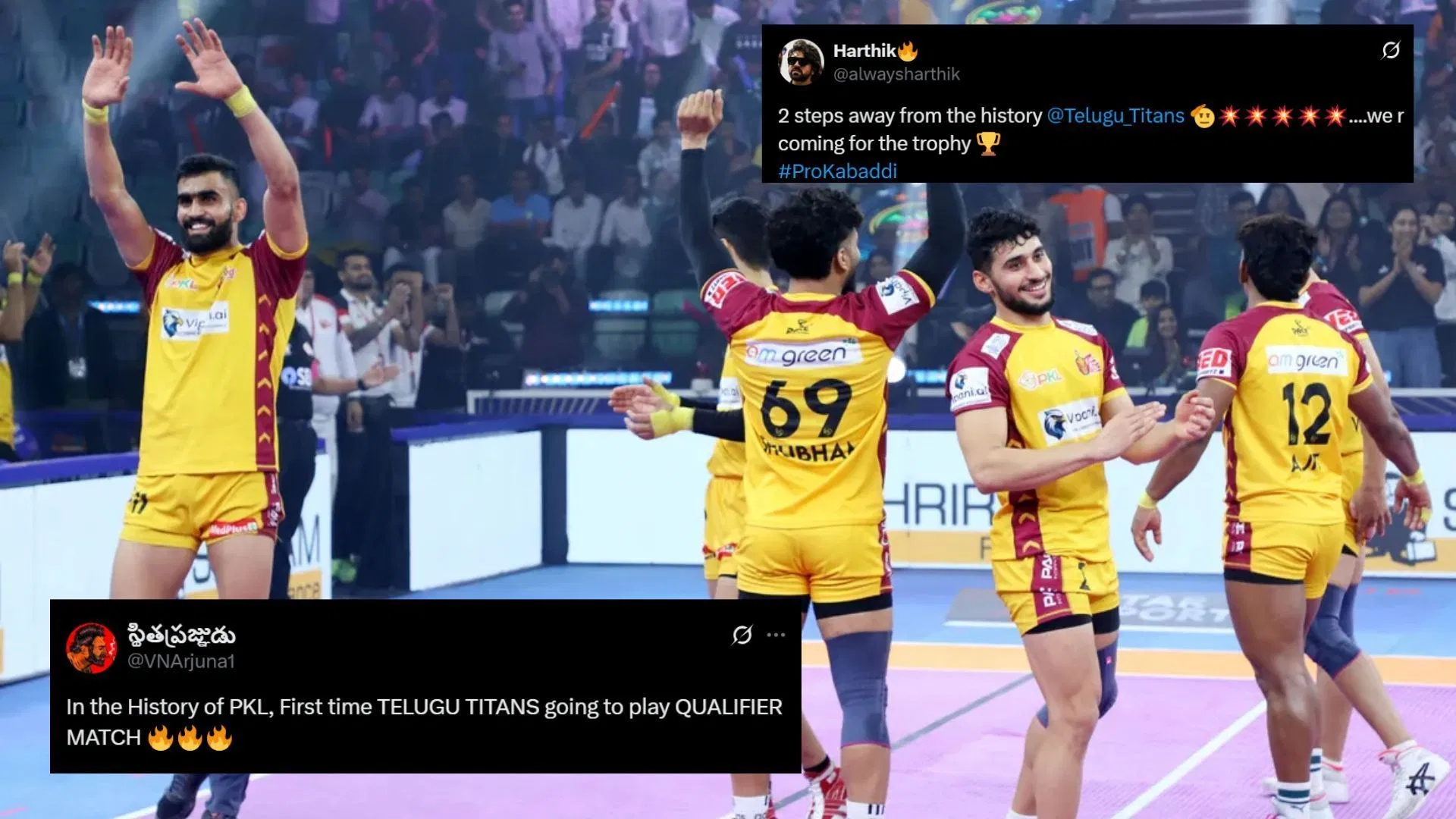 We are here to rule - Thrilled fans react as Telugu Titans enter Pro Kabaddi 2025 Qualifier 2 with solid win over Patna Pirates